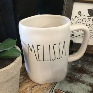 Rae Dunn MELISSA Coffee Tea Mug - Brand new
